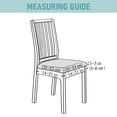 thumbnail image 3 of Stretch Chair Seat Covers set of 6, Dining Chair Seat Covers Spandex Nonslip Dining Room Chair Seat Covers Removable Washable Seat Covers for Dining Room Chairs, 3 of 8