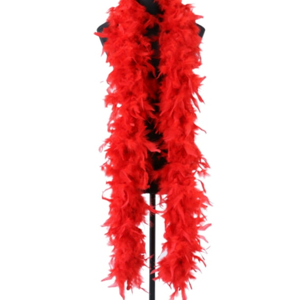 Feather Boa 80g/2m Long Adult Unisex Colour Feather Boa Fancy Dress