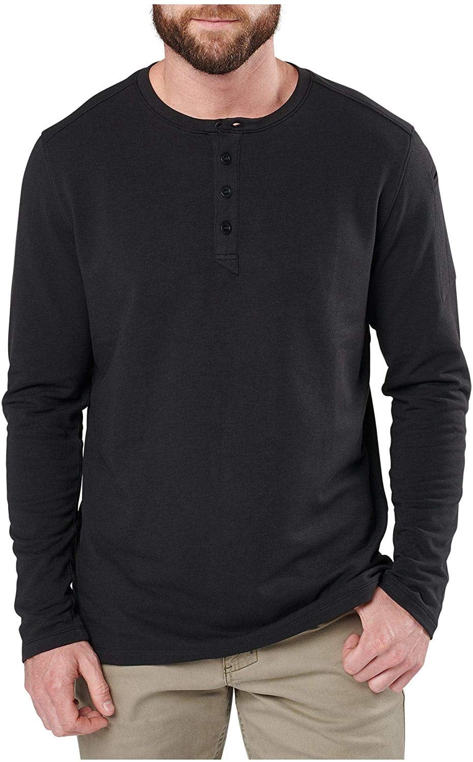black long sleeve polo outfit