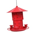 thumbnail image 4 of Alimentador de colibrí, comederos de pájaros portátiles ligeros colgantes, estación de alimentación de pájaros para árboles, jardín, pájaros exteriore Sunnimix comedero para pájaros, 4 of 8