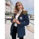 thumbnail image 4 of Chaqueta Gruesa Con Capucha De Lana De Algodón Para Mujer, 4 of 7