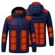 thumbnail image 2 of Ceisia Men's Intelligent Heated Hooded Jacket 3 Gear Temperature Adjustable Windproof Casual Gift Thermal Top, 2 of 6