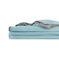 thumbnail image 2 of Grade Ice Silk Quilt Cozival Machine Washable Summer Conditioned Blanket - 100X150cm, Lightweight, Breathable - Cooling for Hot Sleepers - for Single Person, Dorm, Air Conditioned Room, Green, 2 of 8