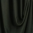 thumbnail image 2 of 3S Brother's Pinch Pleated Linen Texture Drapes Home Décor Single Panel Custom Made Window Curtains - Made in Turkey - Dark Green ( 100" W x 132" L ), 2 of 3