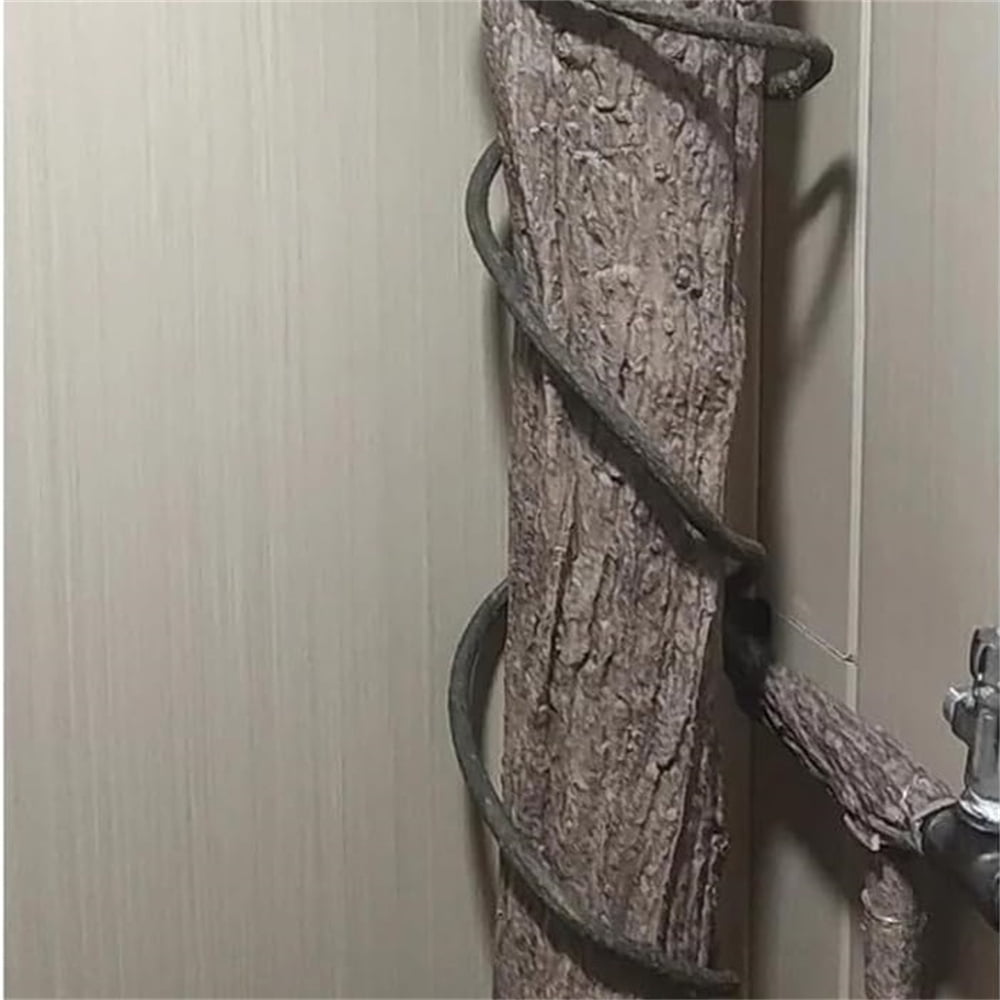 15.7x39.3 Inch Artificial Tree Bark,Simulation Bark Sheet,Waterproof & Moisture-Proof Fake Tree Bark,Cuttable Plant Texture Tree Trunk Cover,for Pillars Pipes Walls Floors Decor