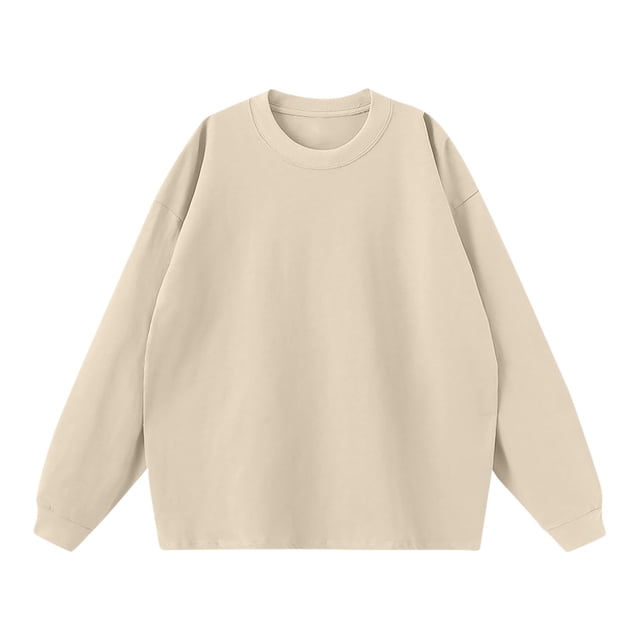Birdeem Shirts for Men Mens Solid Color Winter Loose Long Sleeved T-Shirt