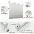 thumbnail image 5 of Keego No Drilling Cordless Cellular Shades Honeycomb Window Blinds Easy Installation Heat Insulating Noise Reducing Curtains Semi-Blackout Silver, 37.0"w x 42"h, 5 of 8