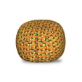 thumbnail image 1 of Nature Art Storage Toy Bag Chair, Orange Fruits Graphic Harvest Farm Organic Summer Graphic, Stuffed Animal Organizer Washable Bag, Large Size, Vermilion and Lime Green, by Ambesonne, 1 of 3