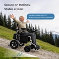 thumbnail image 2 of Zygenair Lightweight Foldable Electric Wheelchair for Adults, Motorized Power Chair with Removable Battery, 330 lbs Capacity, 15-Mile Range,Extra Wide Seat, Silver, 2 of 8