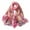 Hot Pink, variant on zicth Silk Scarves Scarfs for Women Lightweight Print Floral Pattern Scarf Shawl Fashion Scarves Sunscreen Shawls and Wraps for Spring