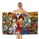 thumbnail image 1 of Yo-kai Watch Toalla de playa de secado rápido con diseño temático, regalo para mujeres y niñas, ideal para cumpleaños, fans, amantes de la música, uso en la playa o al aire libre, 78 × 180 cm, 1 of 6