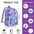 thumbnail image 5 of Colorful Tropical Floral Travel Backpack – Durable Oxford Material Backpack with Large Capacity and Anti-theft Features for Daily Use, School, and Short Trips, 5 of 5