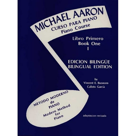 Pre-Owned Curso Para Piano, Book 1: Michael Aaron Piano Course Spanish & English Edition Paperback