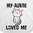 thumbnail image 4 of Inktastic My Auntie Loves Me Girls Baby Bib, 4 of 4