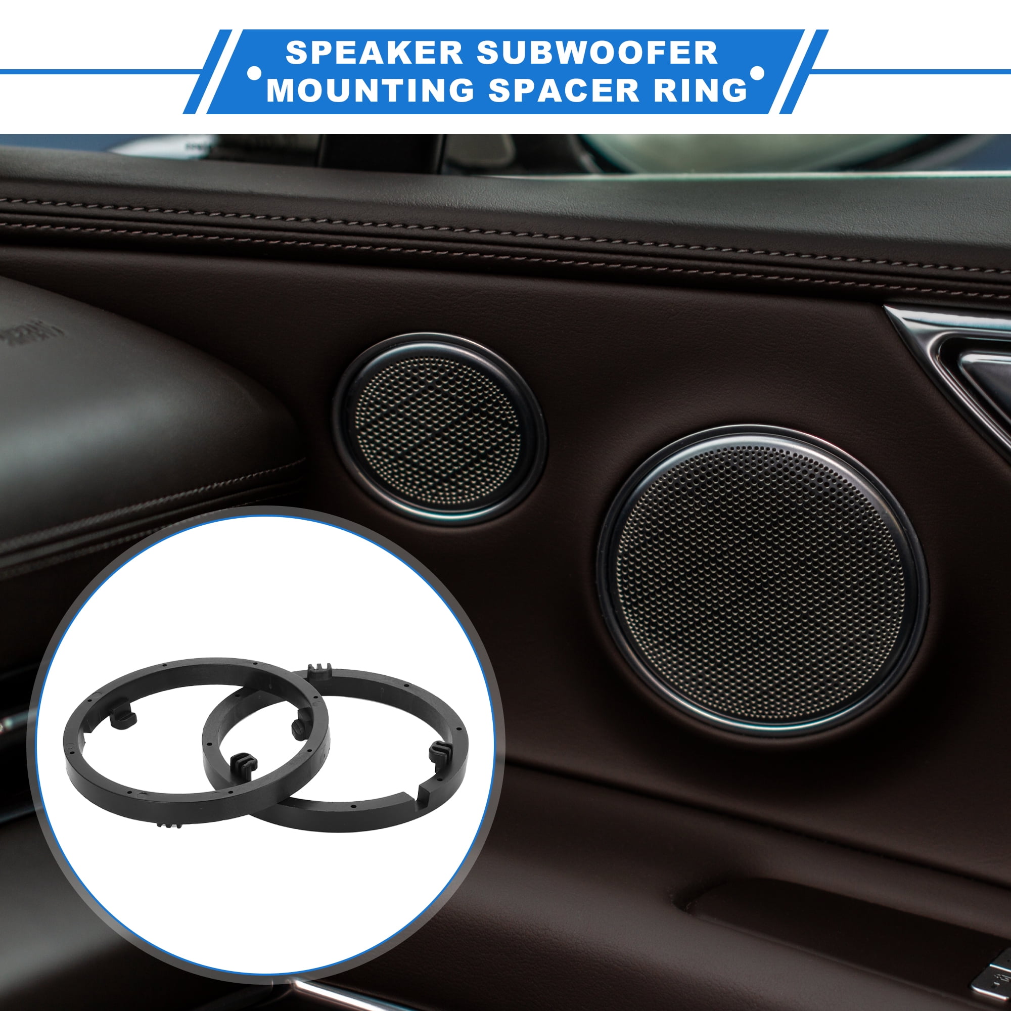 Unique Bargains 2Pcs Speaker for Spacer Ring for Mitsubishi for Mirage 2014-2020