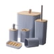 thumbnail image 2 of 6x Portacepillos de Dientes Vaso de Enjuague Dispensador de Loción Resistente Moderno Juego de Accesorios de Baño para Hotel Hogar Baño Restaurantes Gris, 2 of 9