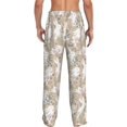 thumbnail image 3 of Xecao Retro Bunny Flower Men's Straight Lounge Pajama Pants: The Ultimate in Comfortable Sleepwear, 3 of 9