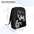 thumbnail image 4 of 16.1in SKZ Stray Korea Ki Backpacks Cute Bag Anime Backpack Cartoon Bags Bookbag Daypack Outdoor Travel, 4 of 8