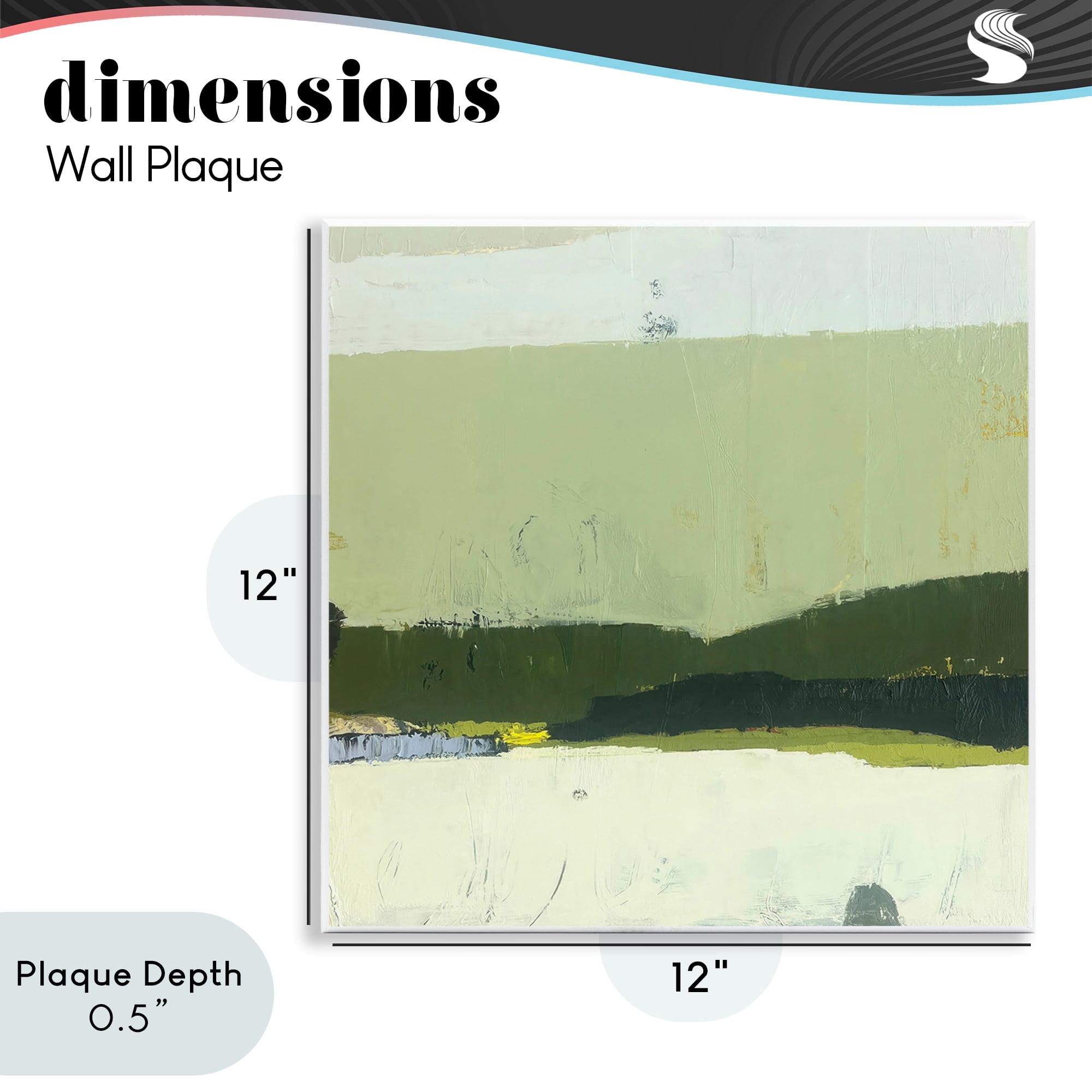 Stupell Industries Bloom Serene Layered Landscape Wall Plaque Art, design by Julia Foug