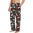 thumbnail image 6 of Logiee Paw And Bones Print Pajama Pants for Men,Men’s Pajama Bottoms,Mens PJ Pants with Pockets & Button Fly-X-Large, 6 of 6