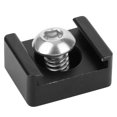 thumbnail image 3 of Noref Cold Shoe Base, Aluminium Alloy Cold Shoe Mount Adapter Base With 1/4 Inch Screw Camera SLR Cage Quick Release Expansion Fixed Accessories, 3 of 8