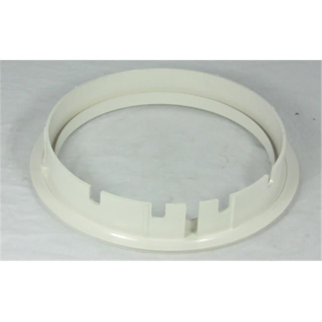 Pool Skimmer Gunitem Mounting Ring, White