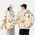 thumbnail image 5 of Picia Squirrel Maple Leaves And Nuts Women's Men's UPF 50+ Sun Protection Hoodie Shirt Long Sleeve SPF Fishing Outdoor UV Hiking Lightweight Shirts-Large, 5 of 9