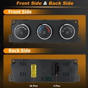 Unique Bargains 55056826AB A/C Heater Climate Control Module for Dodge for Ram 1500 2009-2011 HVAC Control Switch Panel Replacement No.55056826AC/55056826AD/55056826AE