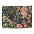 thumbnail image 5 of PRATYUS  Jungle Garden Flowers Birds Tapestry, Dark Natural Plant Floral Tapestry Tropical Botanical  Aesthetic Wall Hanging for Bedroom Living Room College Dorm Home Office Poster  40x60inch, 5 of 6