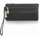 thumbnail image 1 of Wristlet Clutch Purse, Lambskin Soft Leather Long Multi-pocket Wrist Bag With Strap Portable Wallet for Women Coin Pocket Credit Card ID Key Headset, 1 of 4