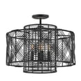 thumbnail image 3 of 4 Light Large Convertible Pendant In Transitional And Coastal And Bohemian Style-13.75 Inches Tall And 20.25 Inches Wide-Black Finish Hinkley, 3 of 5