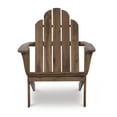 thumbnail image 5 of Linon Adirondack Sturdy Solid Acacia Wood Outdoor Chair in Acorn Brown Stain, 5 of 13