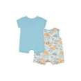 thumbnail image 2 of Stitch Baby Boys’ Cotton Romper with Short Sleeves, 2-Pack, Sizes 0/3M-24M, 2 of 2