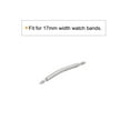 thumbnail image 3 of 17mm Curved Spring Bar Pins 1.5mm Dia Stainless Steel Double Flanged End Watch Band Link Pin 20 Pack, 3 of 4