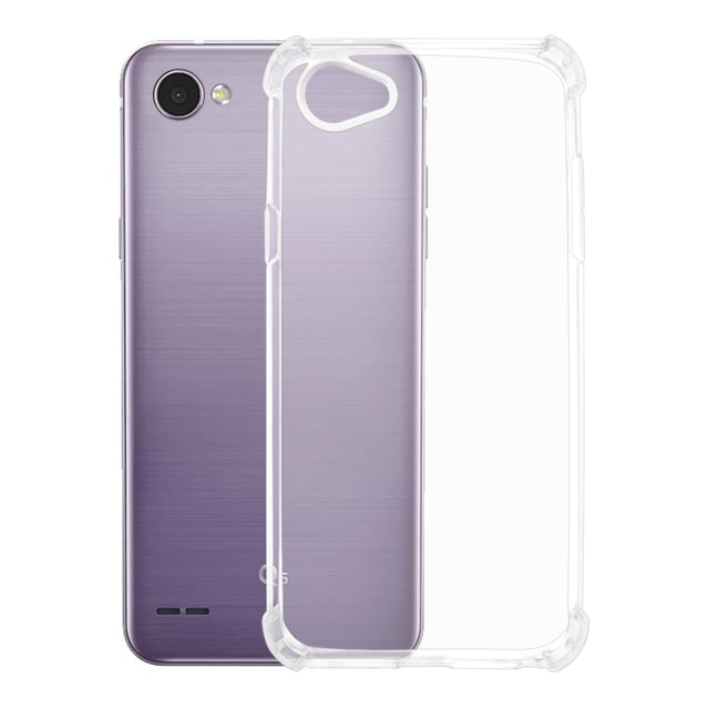 Funda con orillas reforzadas Atti Air cushion para LG Q6 Transparente