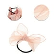 thumbnail image 3 of Unique Bargains 1 Pc Solid Color Bow Ribbon Hair Elastic Band for Home Pink, 3 of 5