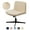 Corn-Type:Beige, variant on UPONRAY Armless Chair Slipcover, Waterproof Criss Cross Chair Cover, Office Desk Chair Covers, Mid Back Wide Seat Accent Chair Covers(Navy Blue,Corn,No Chair)