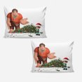 thumbnail image 2 of Juego de edredón navideño Wreck-It Comfort Twin para niños y adultos, regalo de 3 piezas, estampado de dibujos animados, tamaño King, funda de almohada y sábana, 2 of 6