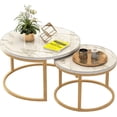 thumbnail image 3 of Juego De Mesas De Centro Scandi Home Redondas, 3 of 3