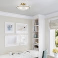 thumbnail image 5 of Livex Lighting - Newburgh - 3 Light Semi-Flush Mount In Transitional Style-7, 5 of 9