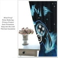 thumbnail image 3 of Graffiti Game Curtains, Blue Flame Game Controller Colorful Cool Game Print Window Curtains Treatments for Kids Boys Teens Playroom Bedroom, 84" W X 84" L, 3 of 6