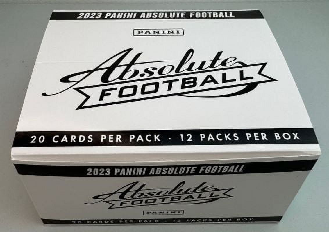 NFL Panini 2023 Absolute Football Trading Card VALUE Box (12 Packs)