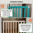 thumbnail image 6 of Ingenuity The Doorway 36S Series Custom Collection Pet and Baby Gate, Natural Wood Ready for Paint or Stain, Openings from 30-36" Wide, Ages 6-24 Months, 6 of 14
