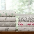 thumbnail image 4 of Pointehaven 180 GSM Velvet Feel Luxury Cotton Printed Flannel Sheet Set, Queen, Cats, 4 of 5