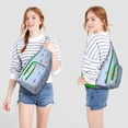 thumbnail image 4 of Foodie Sling Backpack – Delicious Dessert & Candy Pattern Shoulder Bag, Fashionable Lightweight Daypack for Work & School, 4 of 4