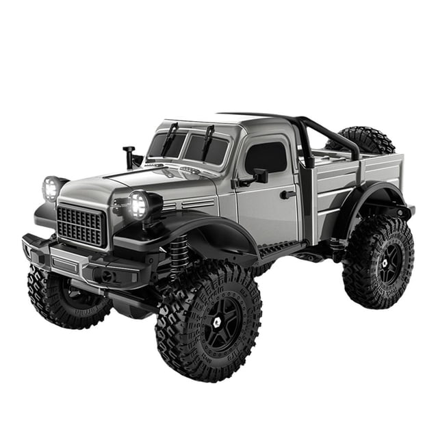 Daily Mix Store Crawler RC, Voiture Télécommandée, Voiture Télécommandée Tout-Terrain avec Phare, Lumières Jouets, Crawler Électrique à DEL avec Rocher