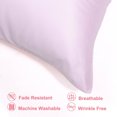 thumbnail image 5 of Unique Bargains 2 Pack Silky Satin Pillowcases, Light Purple, Queen 21"x31", 5 of 8