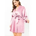 thumbnail image 2 of PALACLOTH Women Plus Size Bathrobe Sleepwear Sleep Robes, 2 of 3