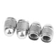 thumbnail image 4 of 4x Válvula del Neumático Tapones de Vehículo de Rueda Durable de Coche Motocicleta Accesorios de Aluminio Plata Soledad Válvulas de neumáticos, 4 of 7
