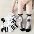 thumbnail image 6 of Ougyinr 1-12 Years Toddler Baby Socks Short Socks Thin Socks Kids Socks Cotton Socks Breathable Socks Cartoon Socks for Boys Girls 5 Pack, 6 of 8